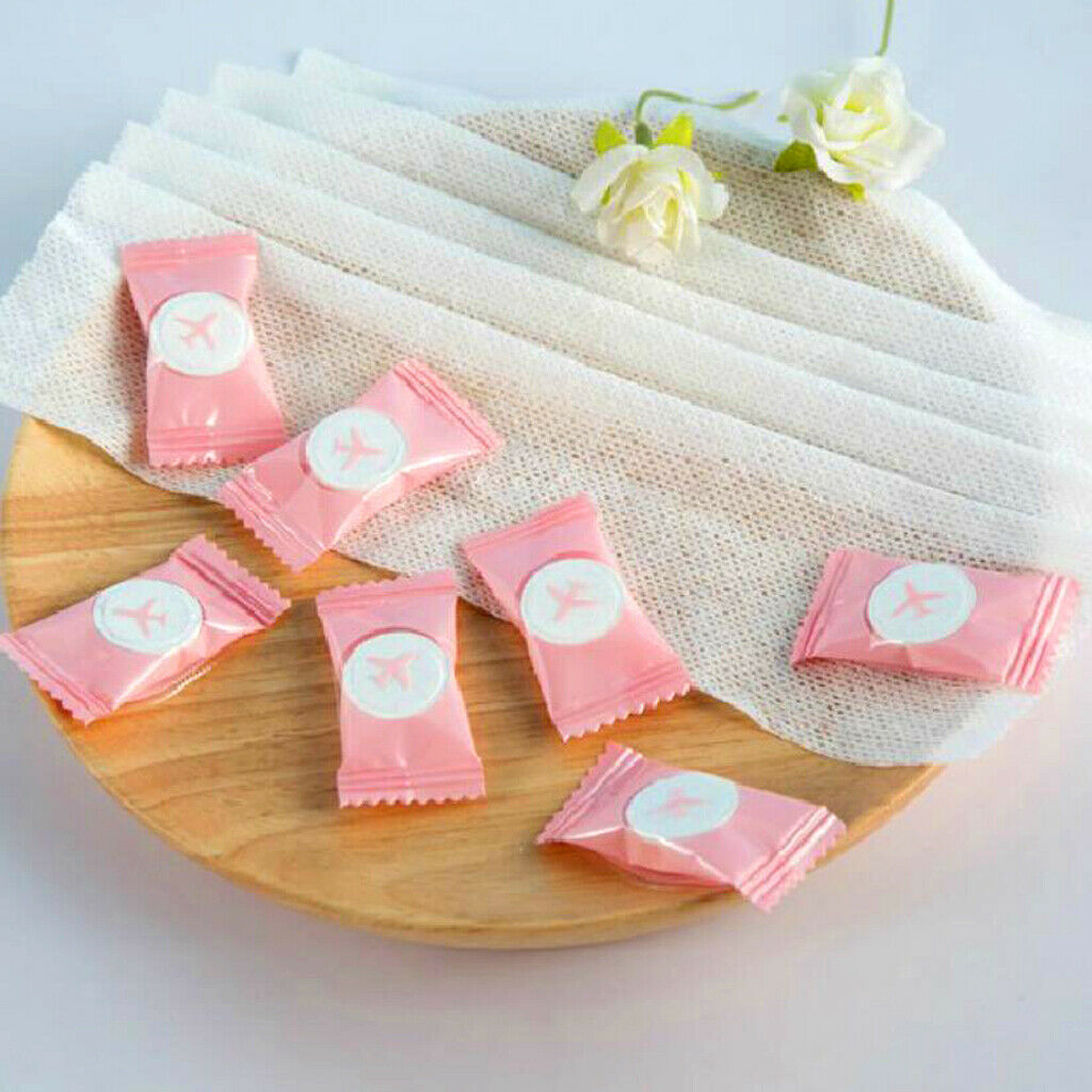 Travel Camping Compressed Towel Disposable Cotton Washcloth Toliet Paper 100