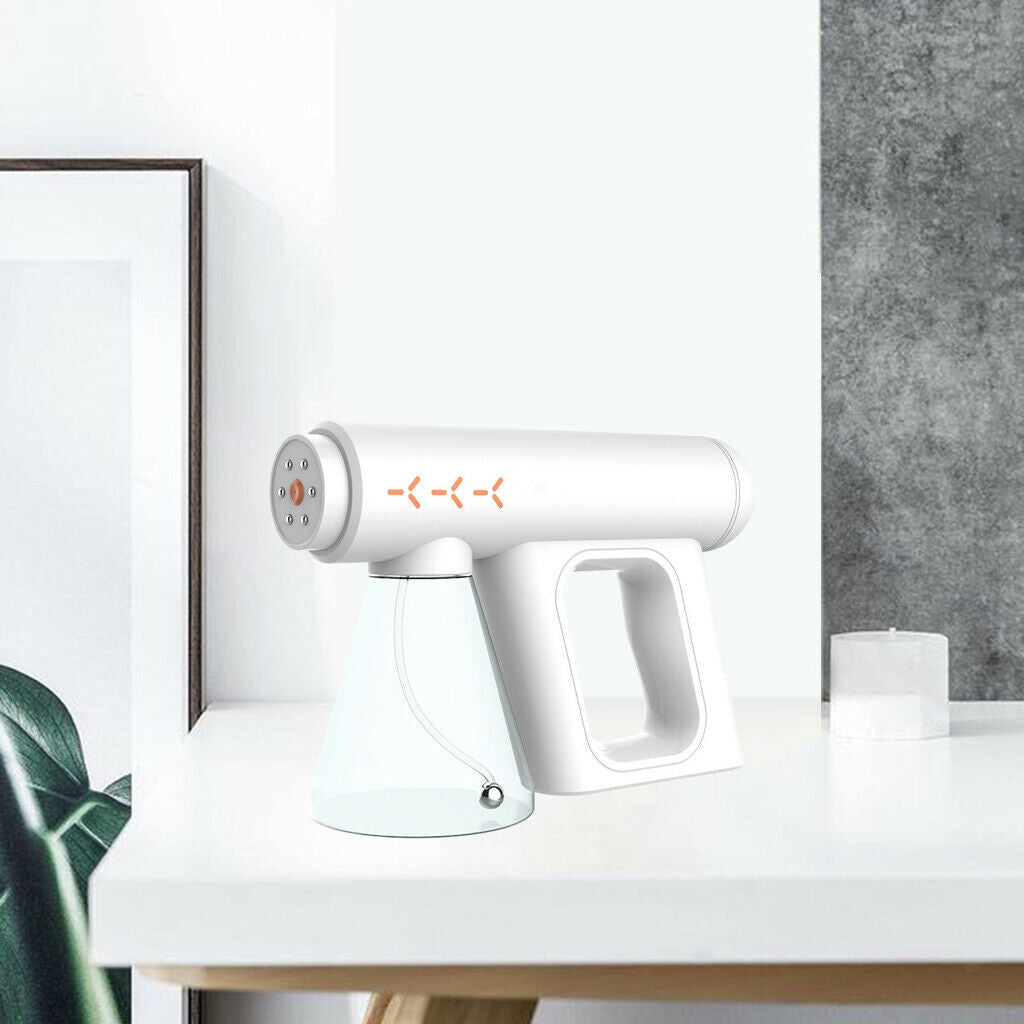 300ML Cordless 18W Blue Light Spray Disinfectant Sprayer Gun for Home Office