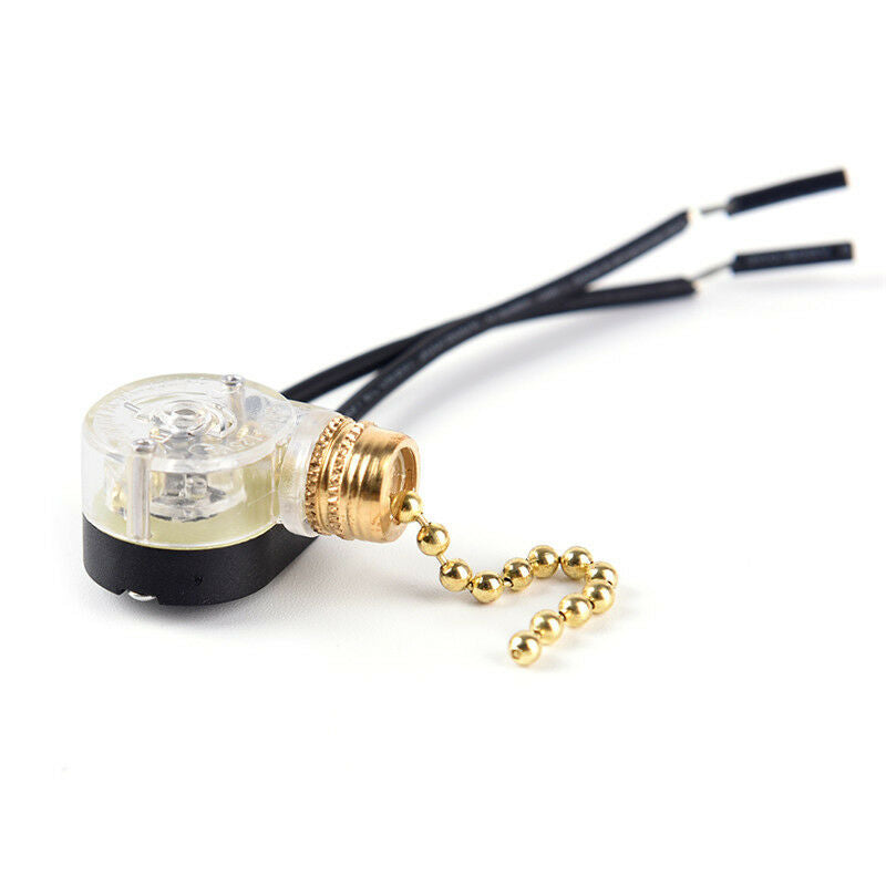 250V DIY Light Accessorie 3A Zipper Switch Pull Switch Lamp Chain Switch .l8