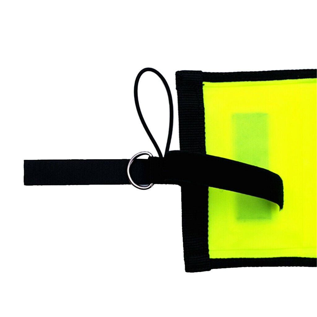 High Visibility SMB Surface Marker Buoy with Reel + Whistle for Scuba Diving