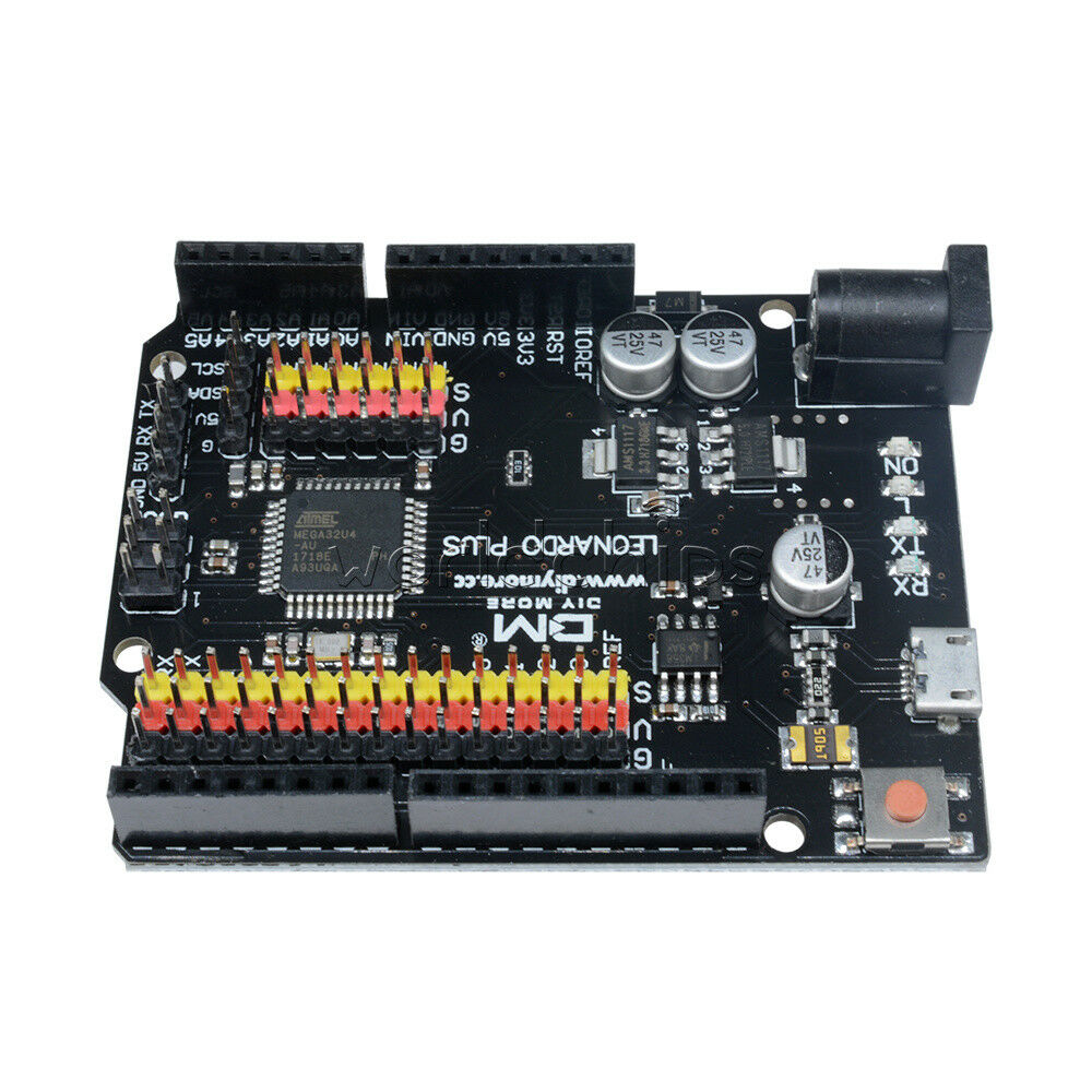 Leonardo R3 Plus ATmega32U4 Microcontroller Expansion Board +Cable for Arduino