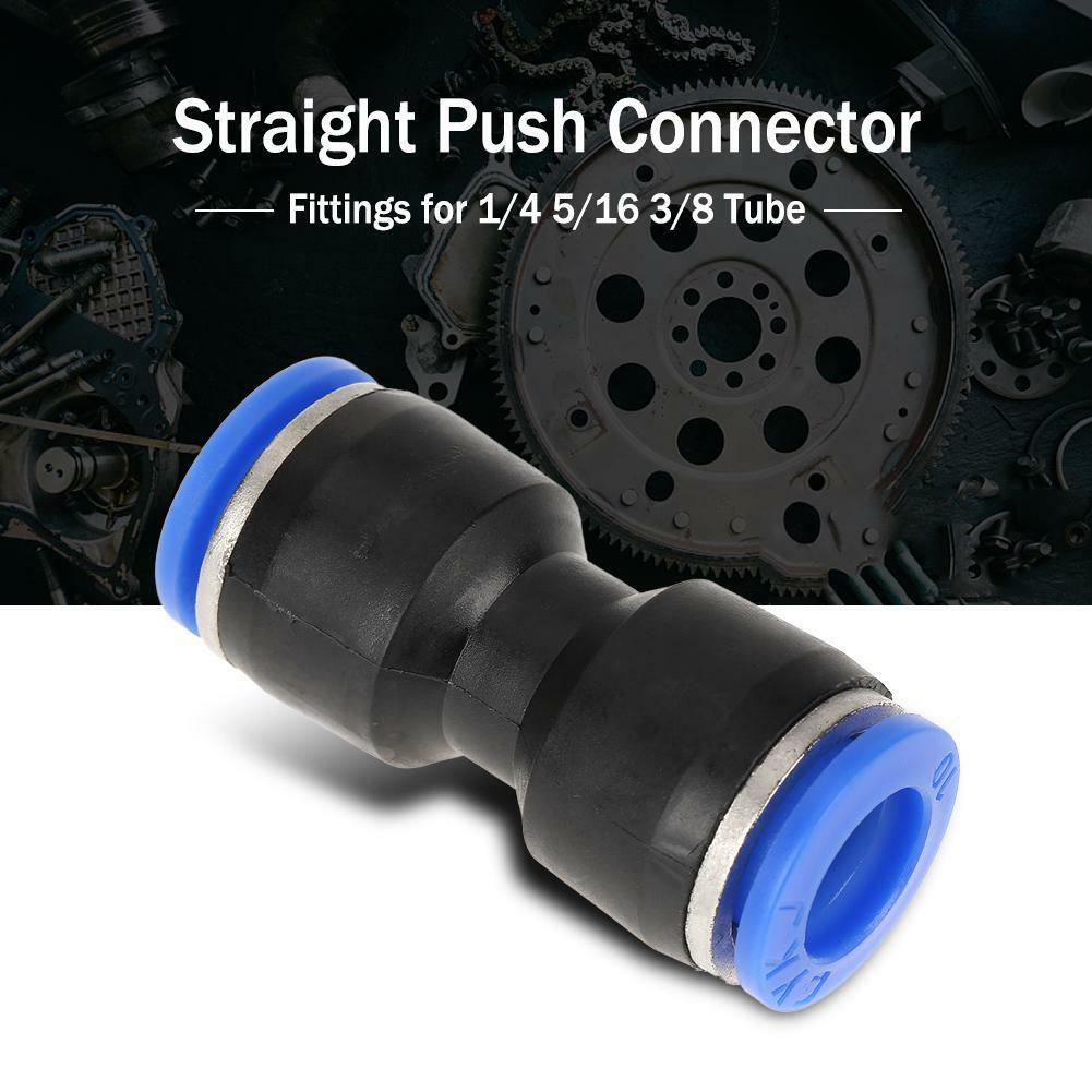 30Ã—Quick Release Straight Push Connector Air Line Fittings for 1/4 5/16 3/8 Tube
