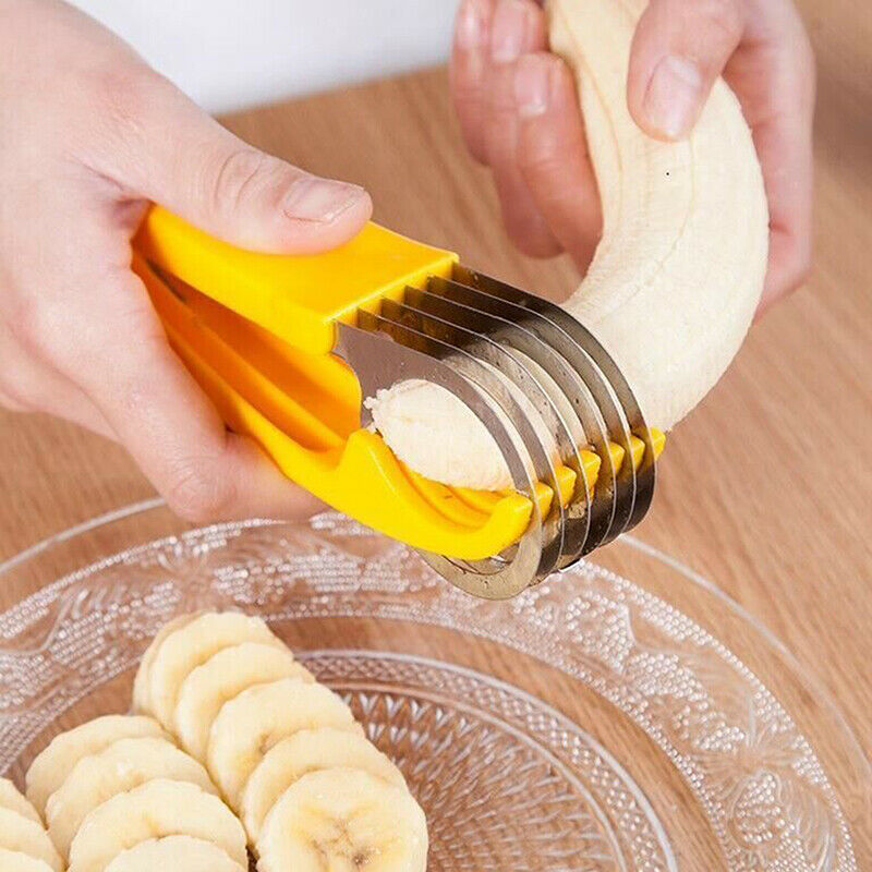 Kitchen Accessories Banana Slicer Fruit Vegetable Sausage Slicer Stainless SBDA