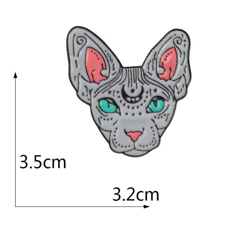 Cute Cartoon Cat Enamel Lapel Collar Brooch Pin Corsage Brooch Pin Jewelry.l8