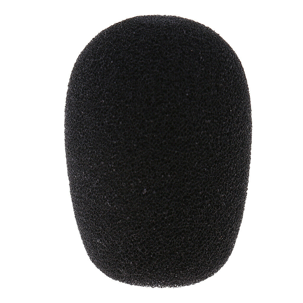 4pack Ball-type Mic Soft Sponge Windshield Foam Protect Cover Shield Black
