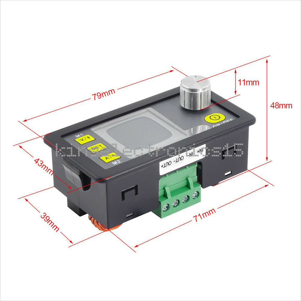1X DPS3005 32V 5A Digital Programmable Buck Step Down Power Control LCD Module