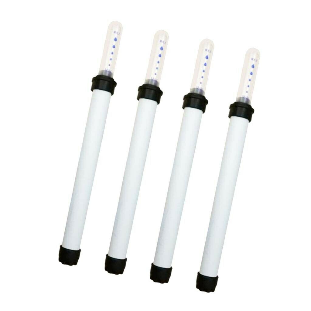 Pack of 4 Soil Moisture Sensor Meter, Water Level Indicator for Garden, Farm,