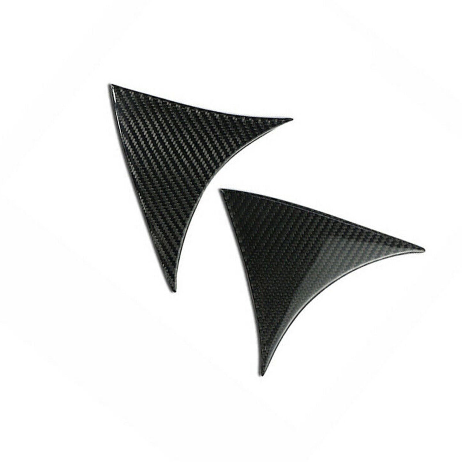 Carbon Fiber Rear Window Spoiler Wing Trim For Mazda 3 Axela Hatchback 2014-2018