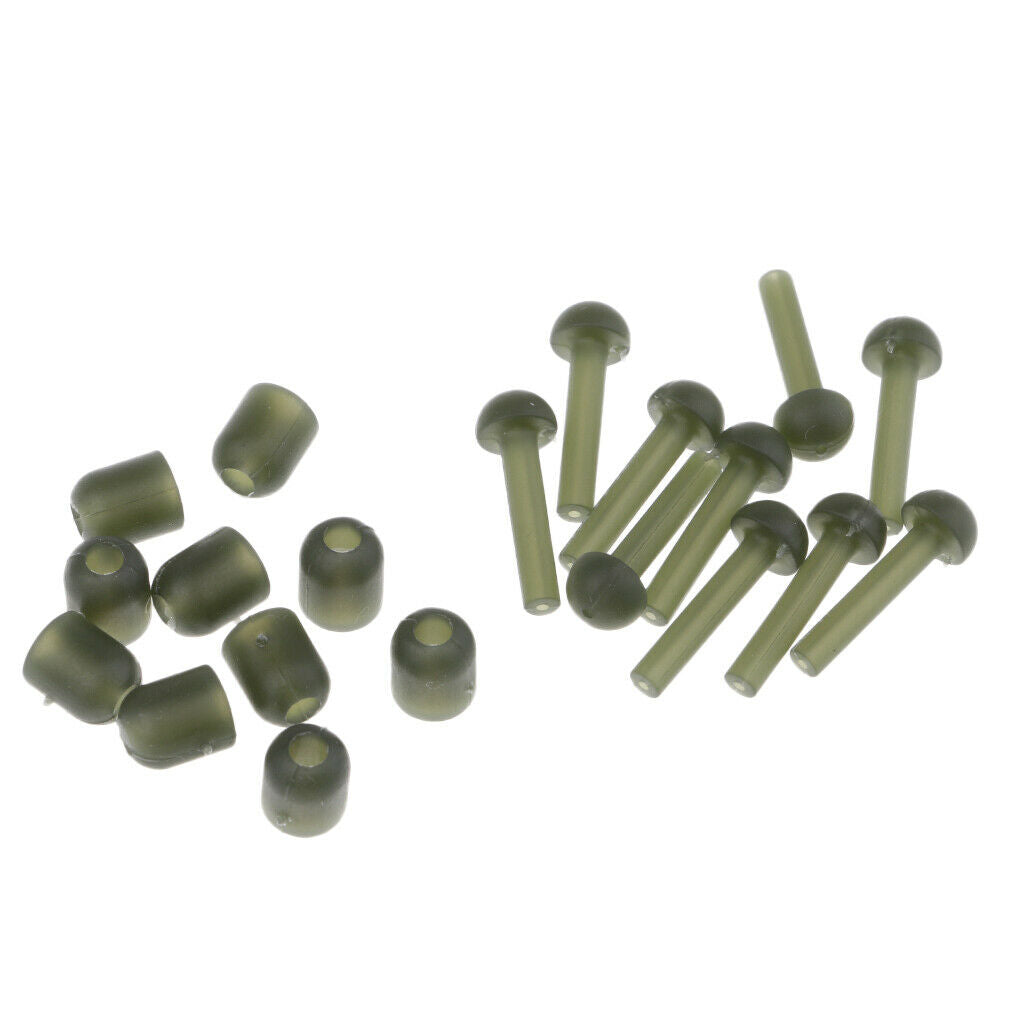 20pcs Carp Fishing Tackle Rubber Tubes   Terminal Tackle Accessories