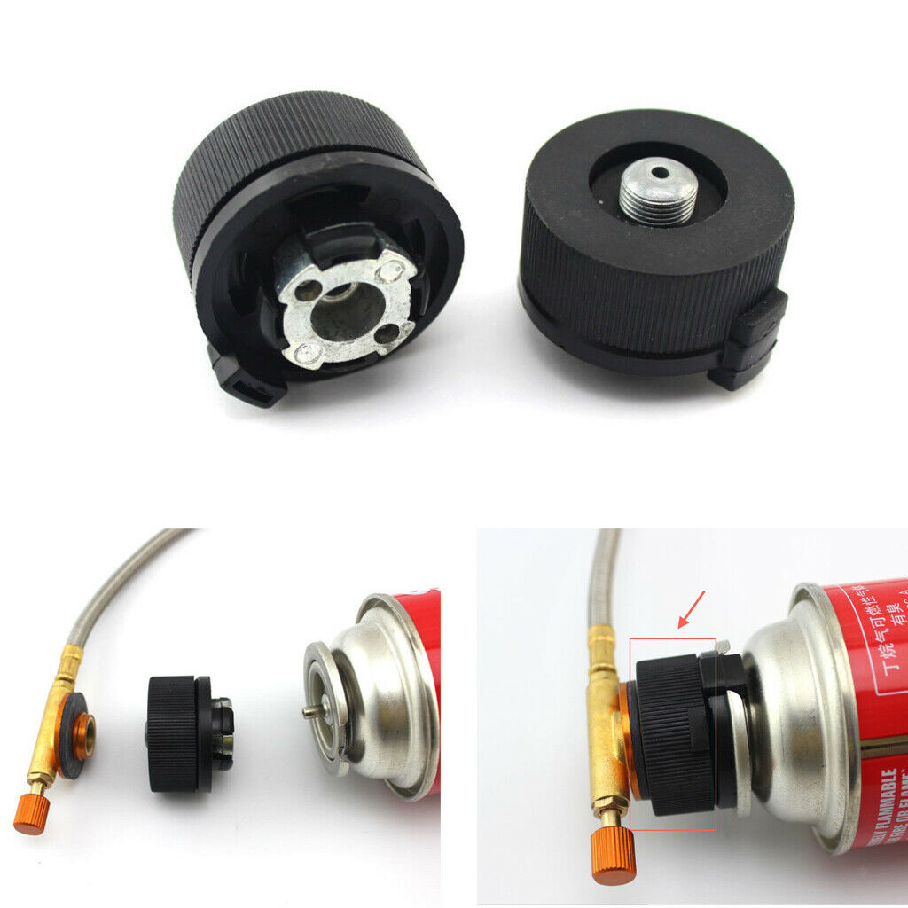 Camping Stove Propane Butane Gas Conversion Head Adaptor