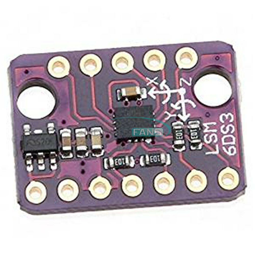LSM6DS3 IIC/SPI 3 Axis Accelerometer Gyroscope 6 Degrees Sensor Transfer Module