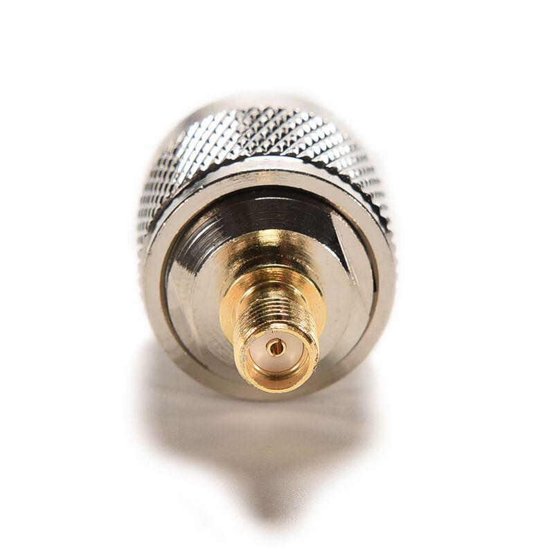 1pc Adapter N plug male to SMA female jack RF connector straight Silve.l8