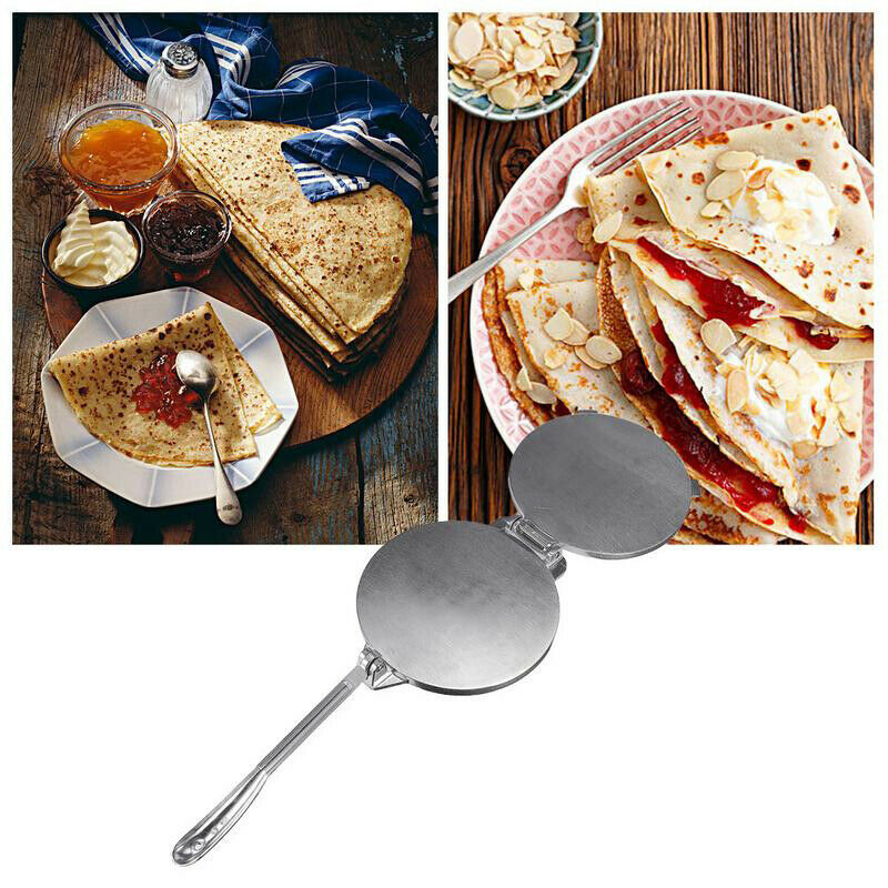 8'' Foldable DIY Tortilla Maker Press Pan Pastry Pie Press Maker Bakeware TS FG