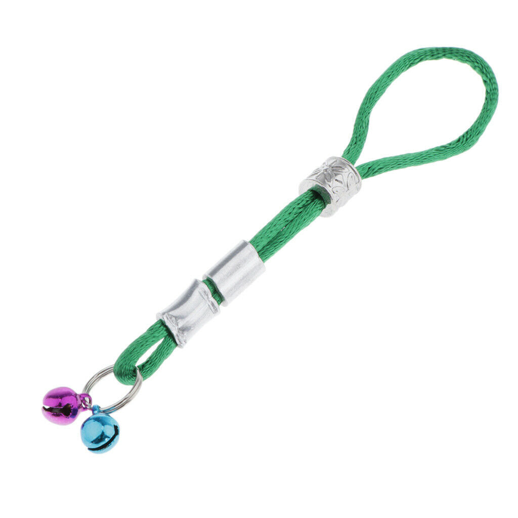 Adjustable Parrot Harness Lead Leash Anti Bite Rope Parrot Toys w/ Bells