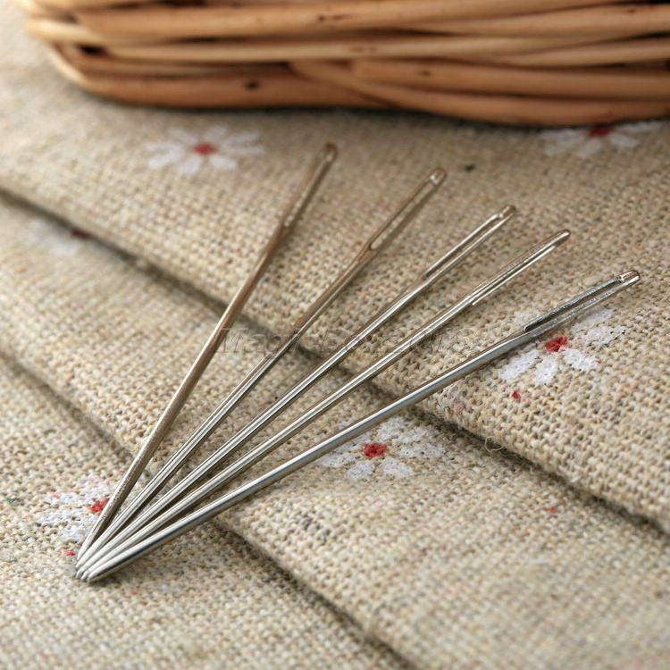 40PCS Knitters Wool Needles Large Eye For Threading Darning Sewing Embroidery