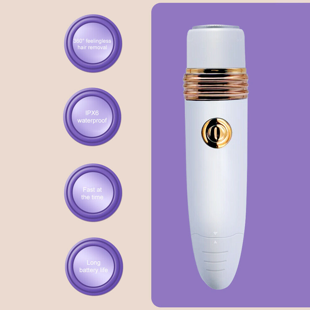 Women USB Rechargeable 3 in 1 Electric Shaver Epilator Eyebrow Shaving Trimmer