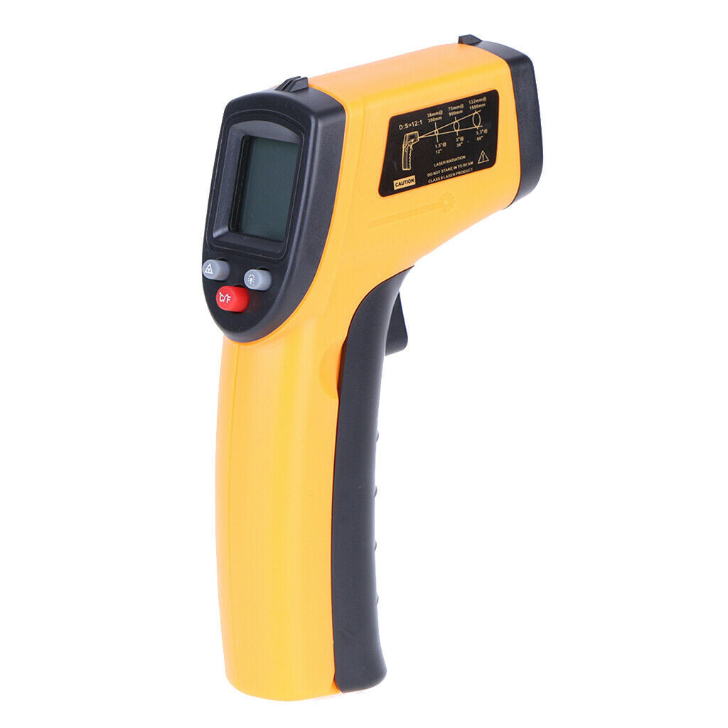 2/Pack LCD Digital Dispaly Infrared Thermometer Gun Industrial Pyrometer