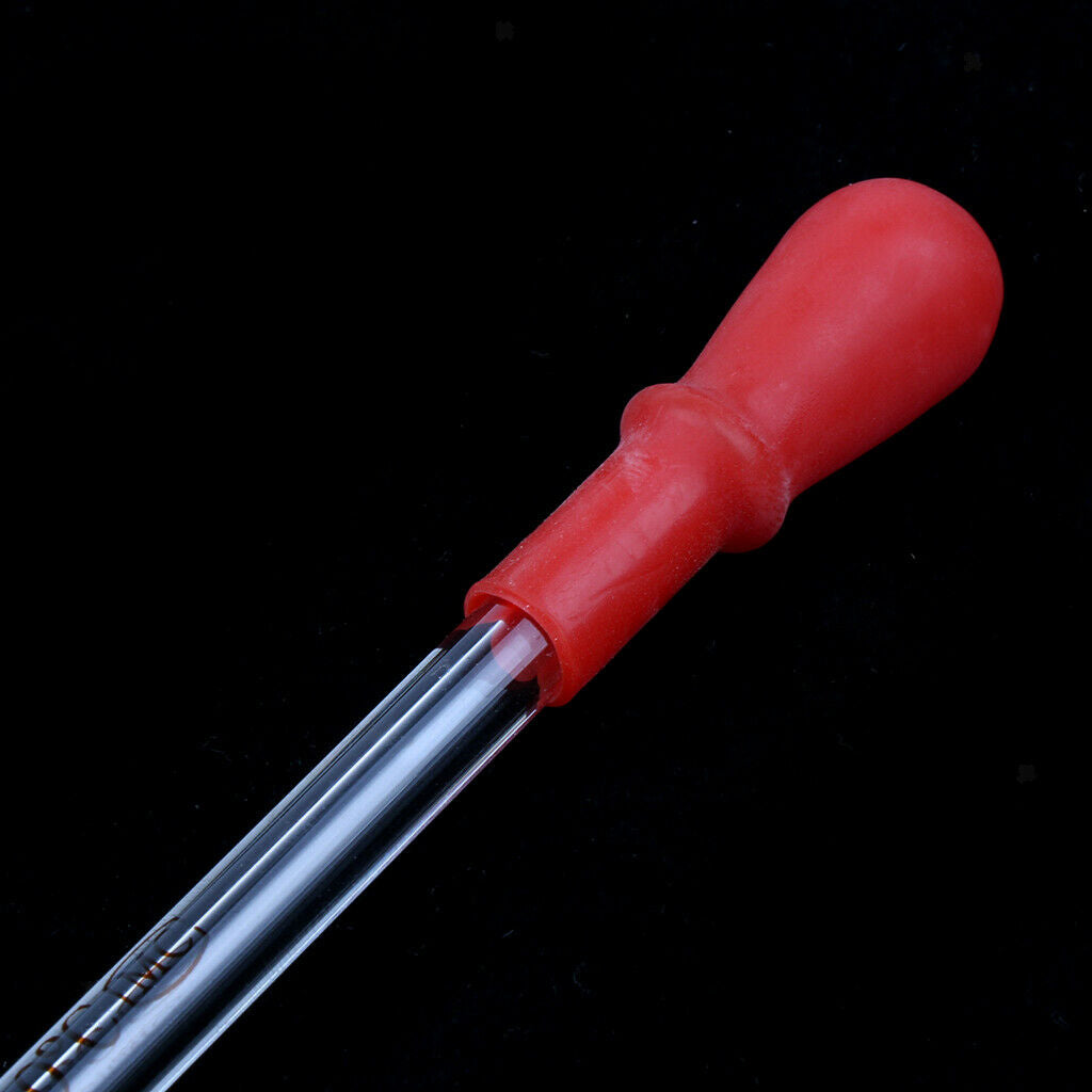 5 Pcs 1ML Glass Graduated Dropper Dropping Pipettes Pipet Fluid And Liquid
