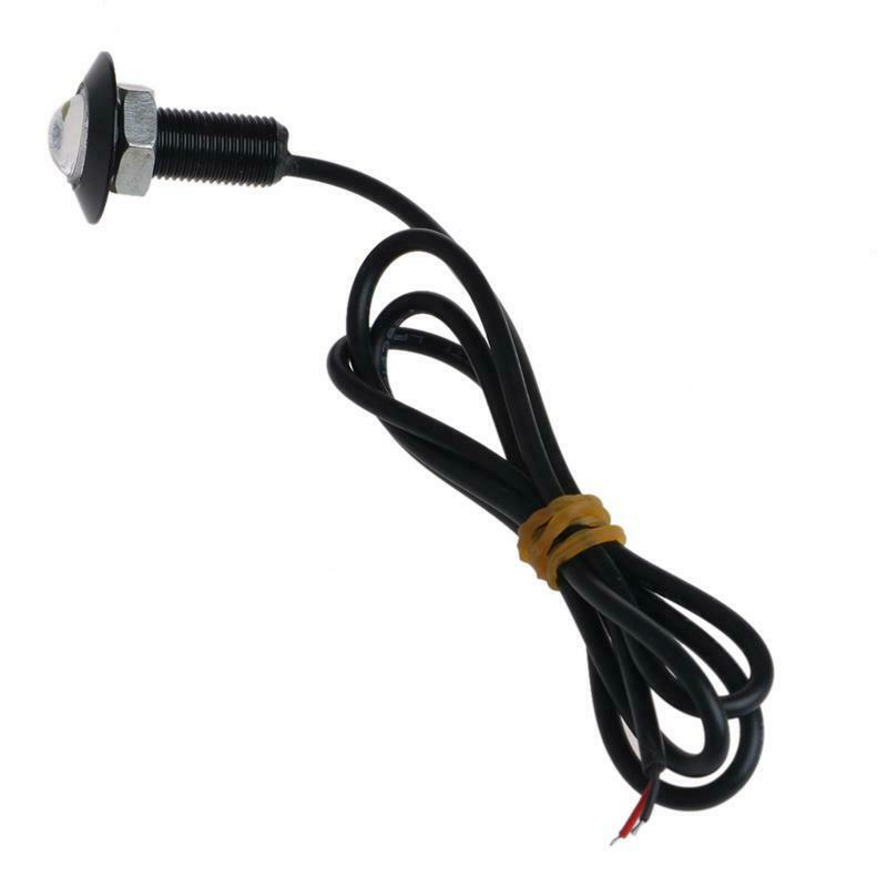 1 Pair Ultra Thin 23mm 12V Car LED DRL Daytime Running Light Eagle Eye Lamp