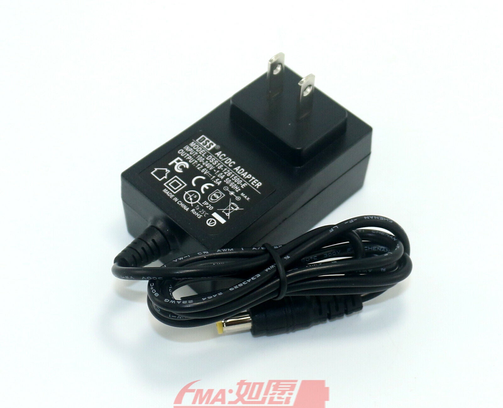 2x 10.8V 11.1V Li-ion LiPo Battery Charger 18W 12.6V 1.5A CCC CE PSE TUV  USF