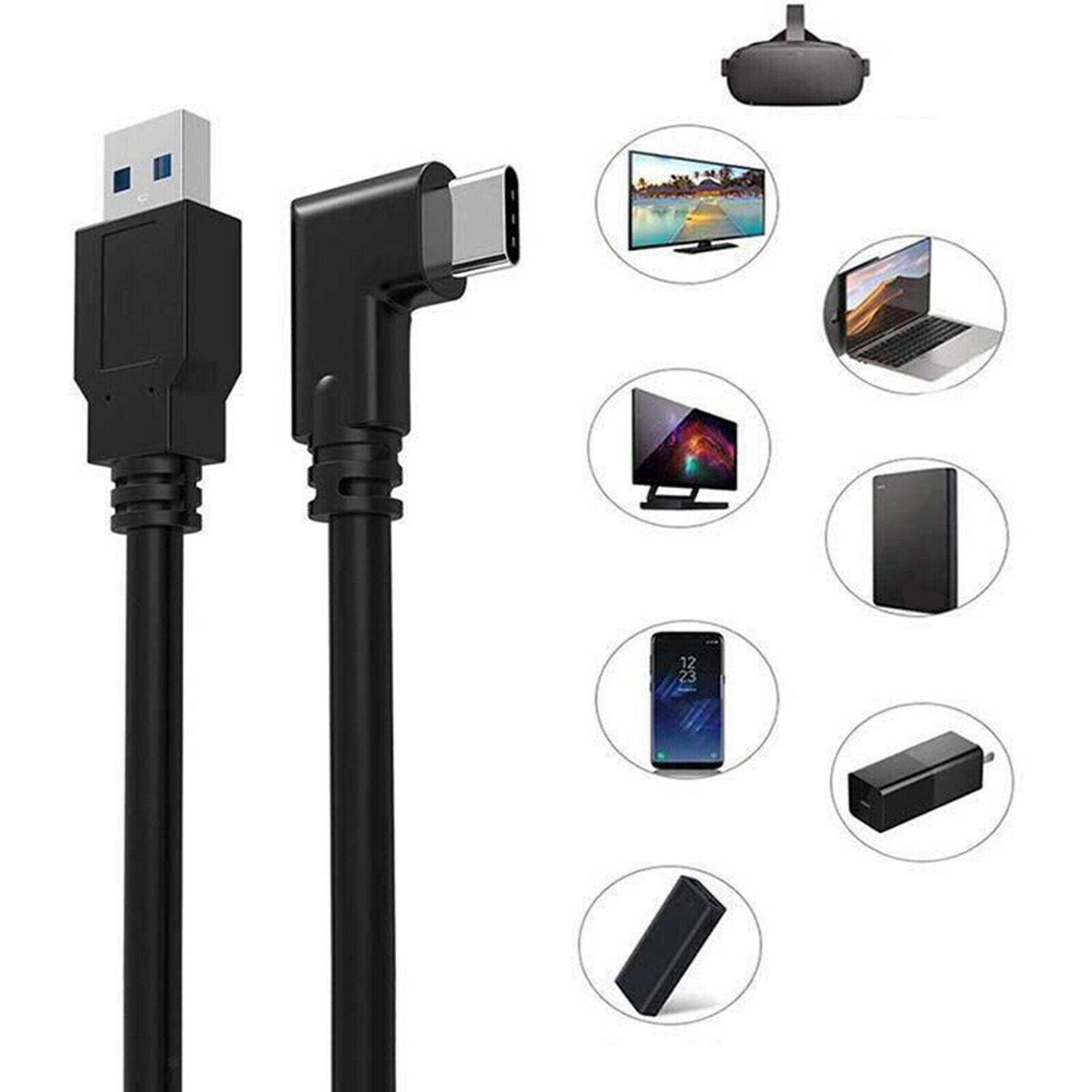 16ft USB 3.2 Type-C Cable High Speed 10Gbps Data Transfer for  Quest 2