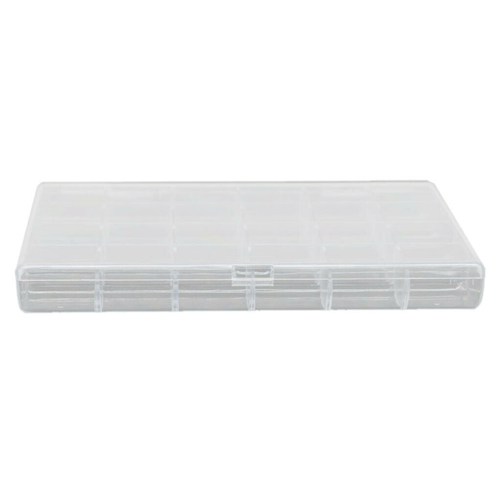 24 Grids Case Storage Display Box Clear for Ring Jewelry Beads Trinkets