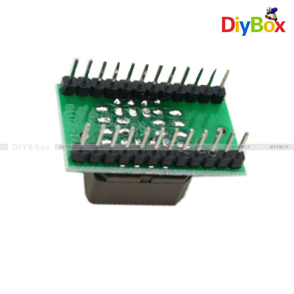 PLCC28 to DIP24 EZ Programmer Adapter Socket IC Test Socket Universal Converter