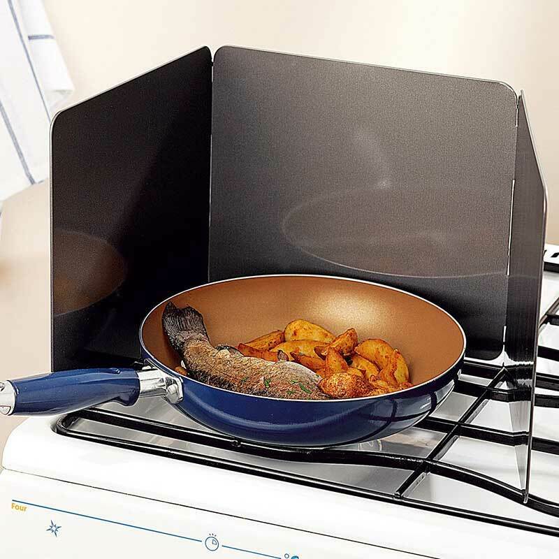Shop-Story - Anti-splatter Panel: Plate for Cooking Splash Proof