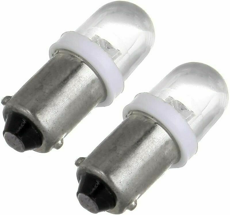 20 BRIGHT White LED Instrument Panel Dashboard Domes Lights Bulbs BA9S 1815