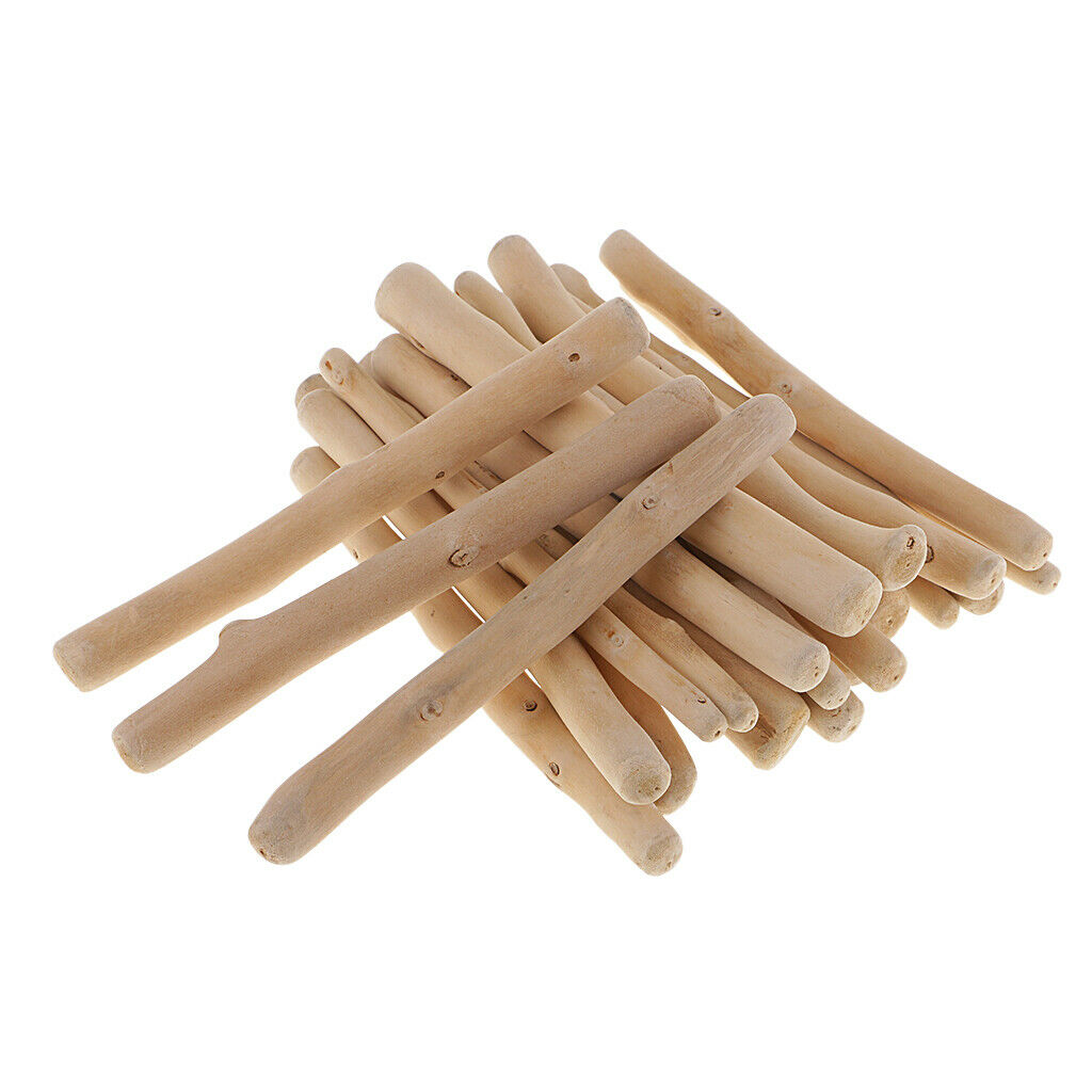 250g Small Natural Driftwood Sticks Rustic Wood Craft Decorations 150mm