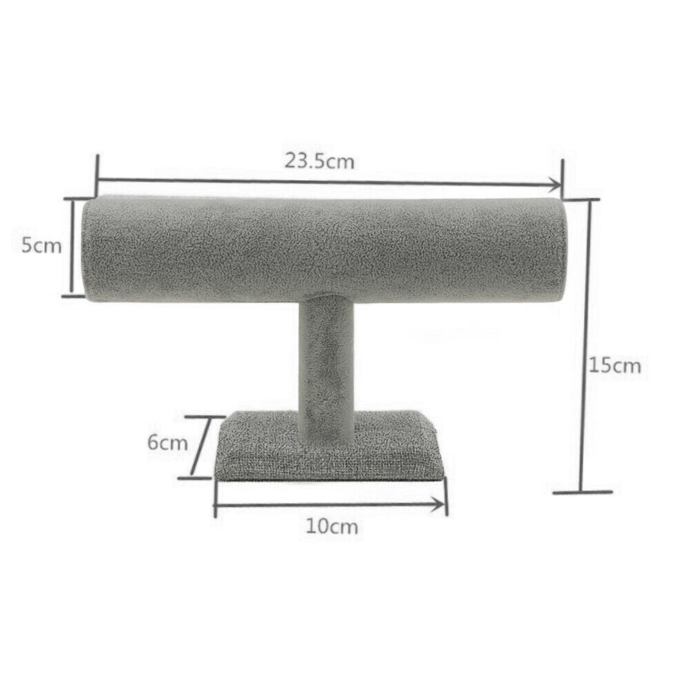 9.1inch Bracelet Watch  Chain Display Holder Stand Organizer Rack Gray @
