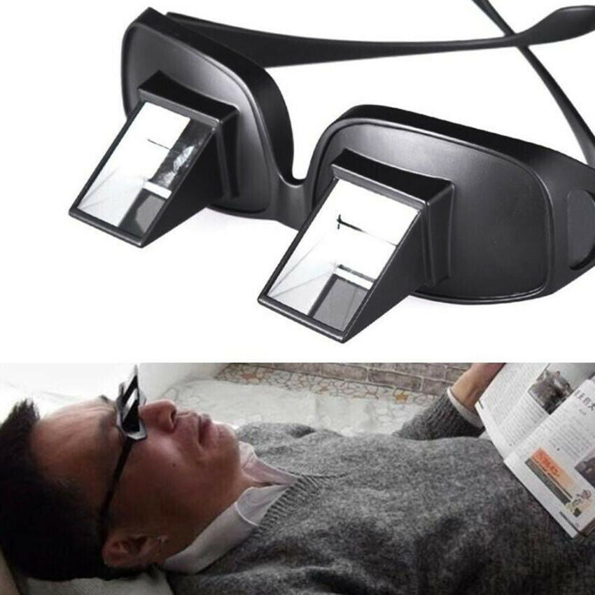 1PCS Unisex Bed Prism Spectacles Prism Glasses Lazy Readers for Reading Durable