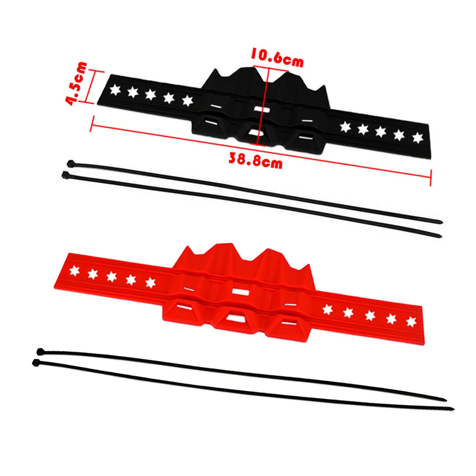 Motorcycle Exhaust Muffler Silencer Protector Exhasut System Motorcross Red