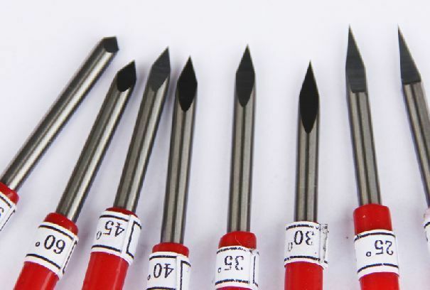 5pcs 30° Carbide Steel CNC Router Pyramid engraving Bits US High Quality