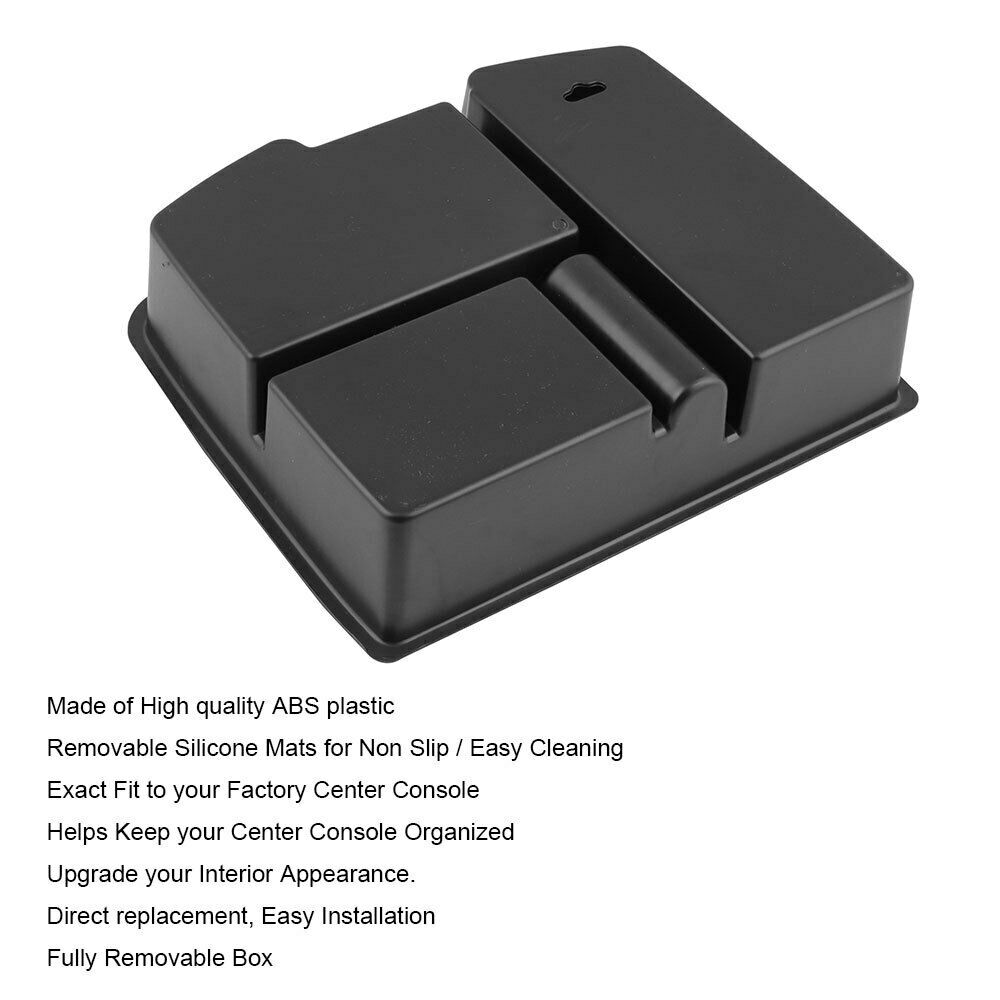 For Chevrolet Yukon Avalanche 07-14 Center Console Organizer Armrest Storage Box