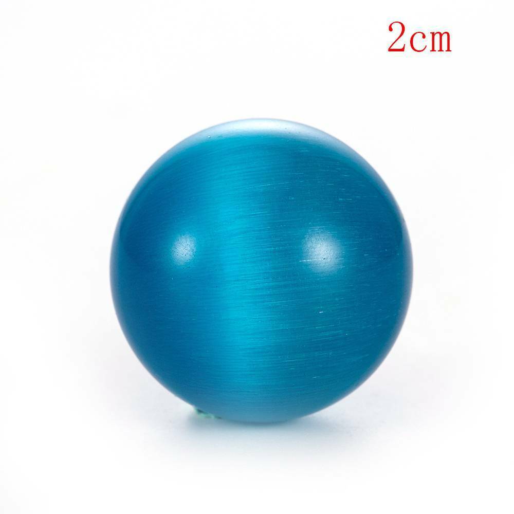 20mm Blue Cat's-eye Opal Natural Quartz Crystal Healing Stone Ball Sphere Hot!