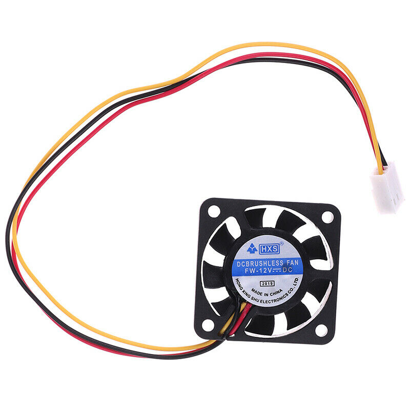 1Pc 4010 40MM 40*40*10 Cooling Fan 12V 0.8W 0.06A 3Pin Cooler Heatsink Min.l8