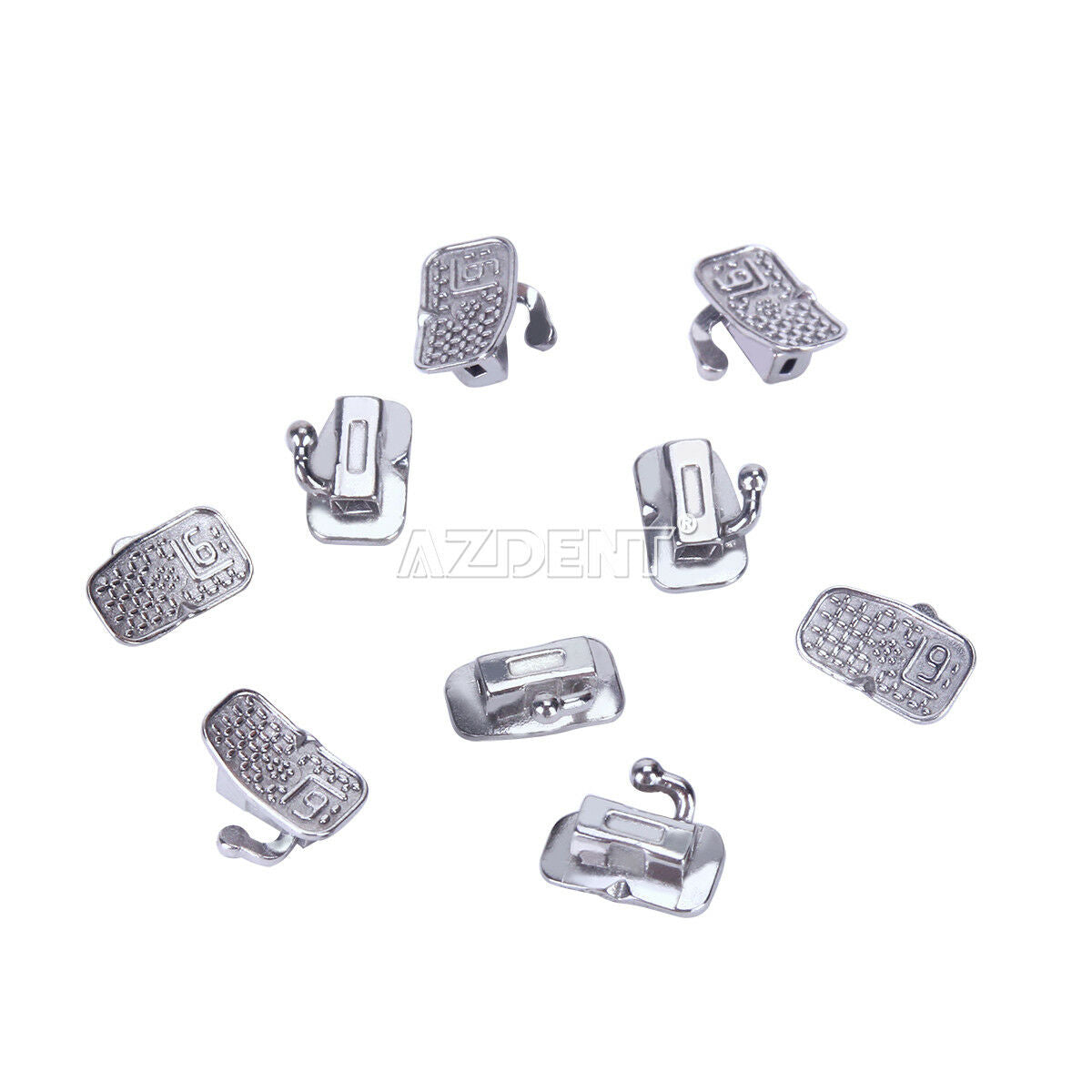 3X AZDENT Dental 1st Molar Monoblock Buccal Tube Bonding Non-Conv Roth 022 U1/L1