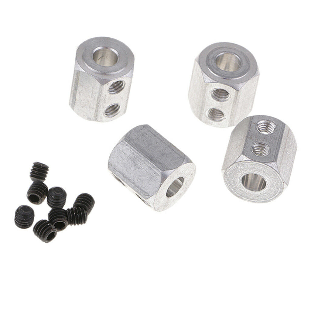 4x RC Car Wheel Rim Hex Adapter Coupling 08065 for 1/10 HSP 94188 94170