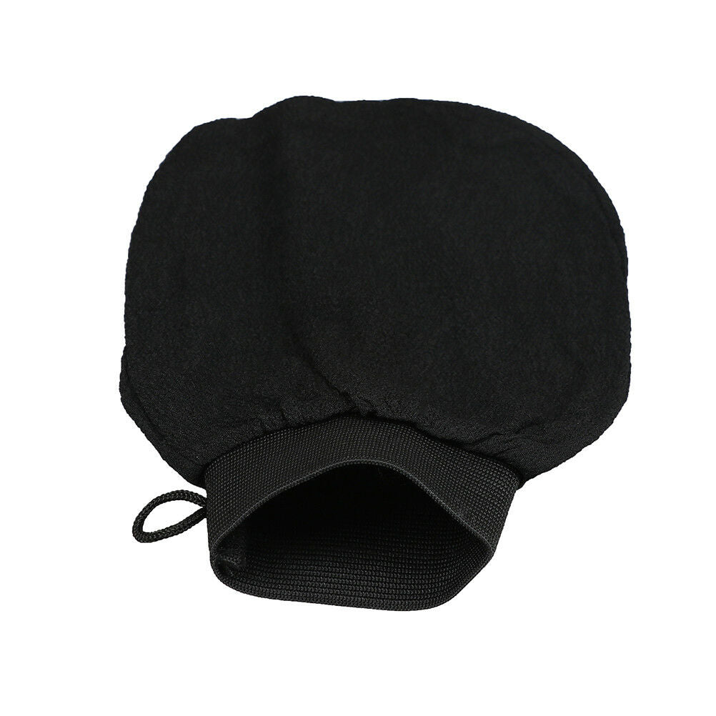 Black Moroccan Hammam Scrub Mitt Magic Peeling Glove exfoliating Bath Gloves KX