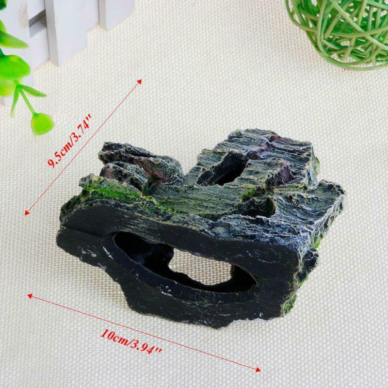 Mountain View Aquarium Rock Cave Tree Bridge Fish Tank Rockery Ornament Decor