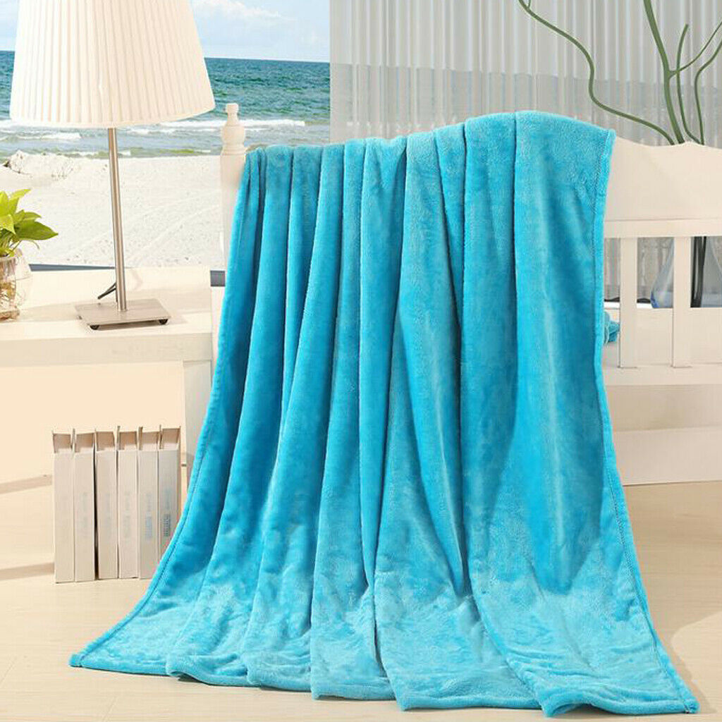 Soft & Comfy Blanket Thick Fuzzy Plush Throw Travel Blankets S
