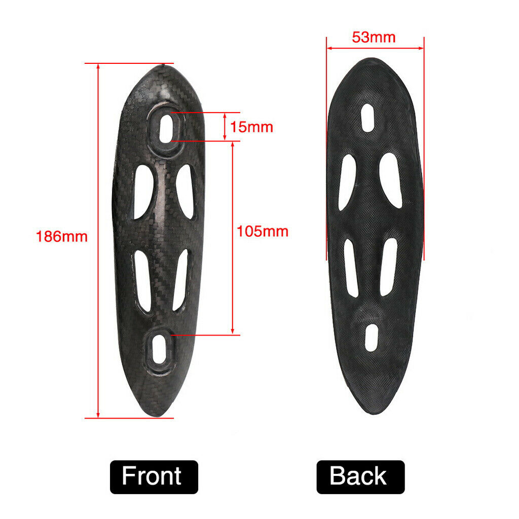 Motorcycle Exhaust Muffler Silencer Pipe Cover Heat Shield Protector for 33-57mm