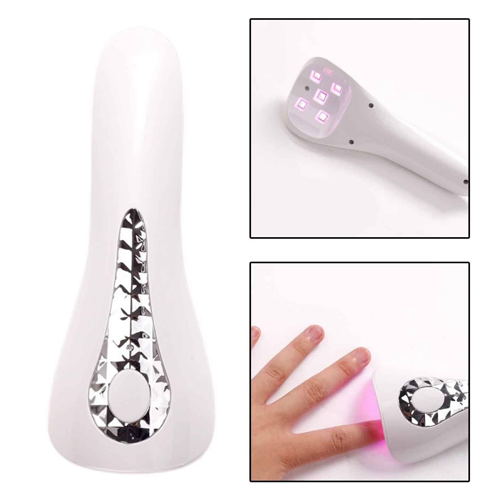 Manicure Mini Handheld Nail Lamp Nail Dryer Phototherapy Light Tool for Home