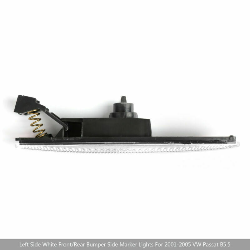 Left White Front Bumper Side Marker Lights For 2001-2005 VW Passat B5.5 CN