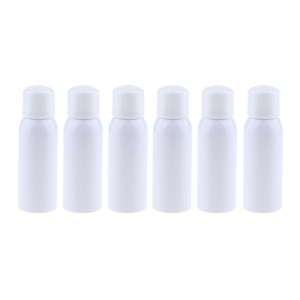 6pcs Empty Fine Mist Pump Spray Bottles for Perfume Toner Amber Atomizer 150ml