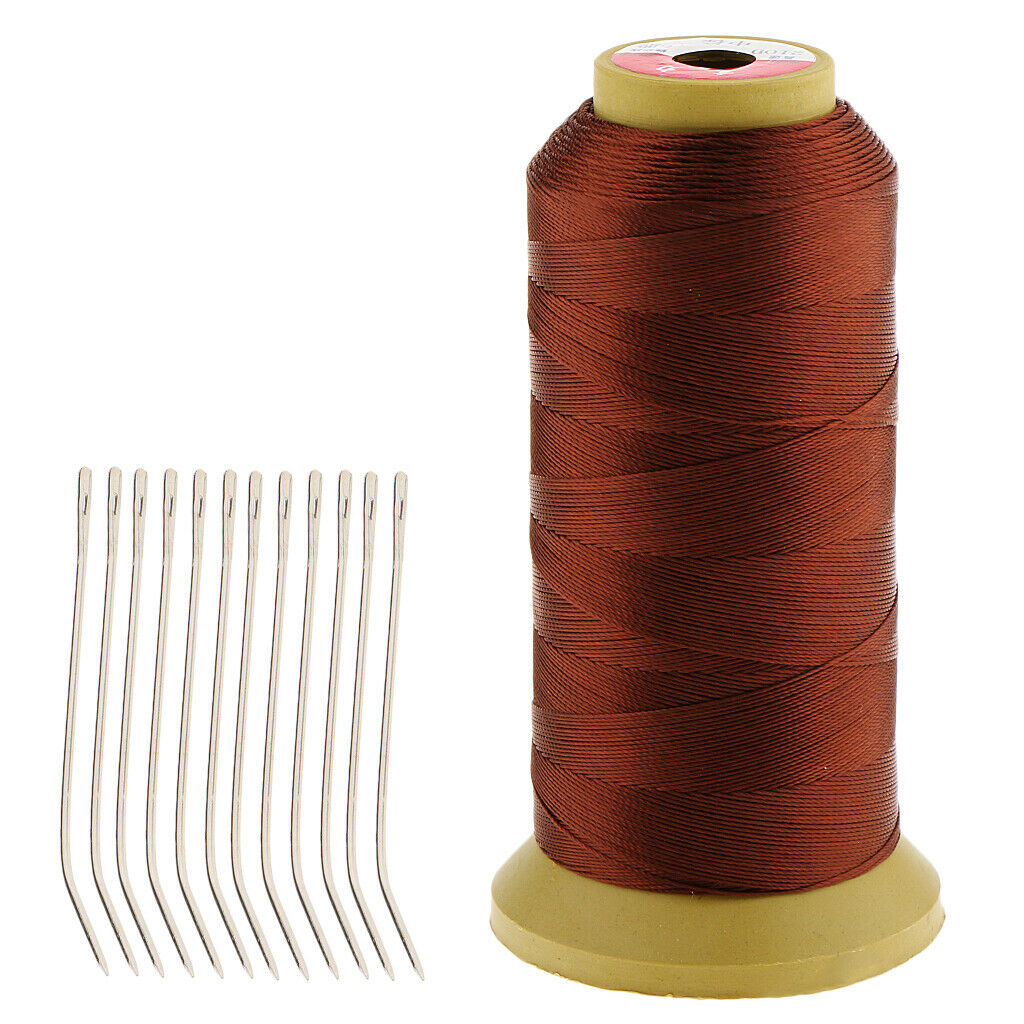 12Wig Braiding Hook Track Weave Hair Extension Needle+Sewing Weaving Thread