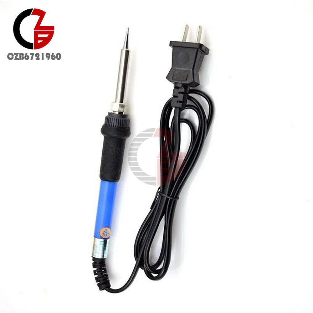 60W Iron Plated Tip Electric Soldering Tool For Welding Lead-free Semiconductors