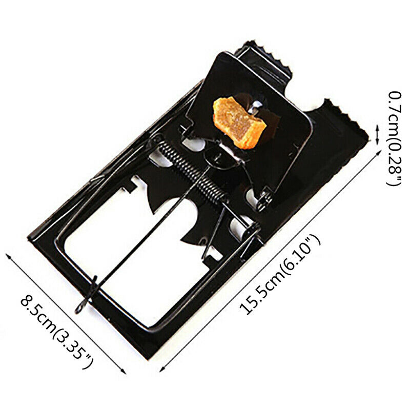 1PCS Mouse Trap-Rat Traps Snap Rodent Killer Plastic Mice Trap BlackJCAUJ DD