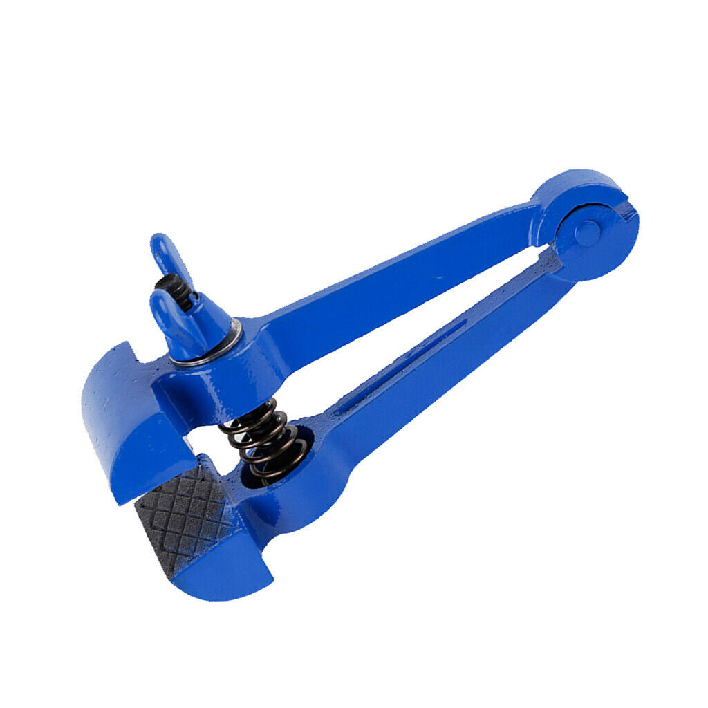 Jewelers 120mm Long Hand Held Mini Metal Vise Vice Jaw Wideth 25mm - Blue